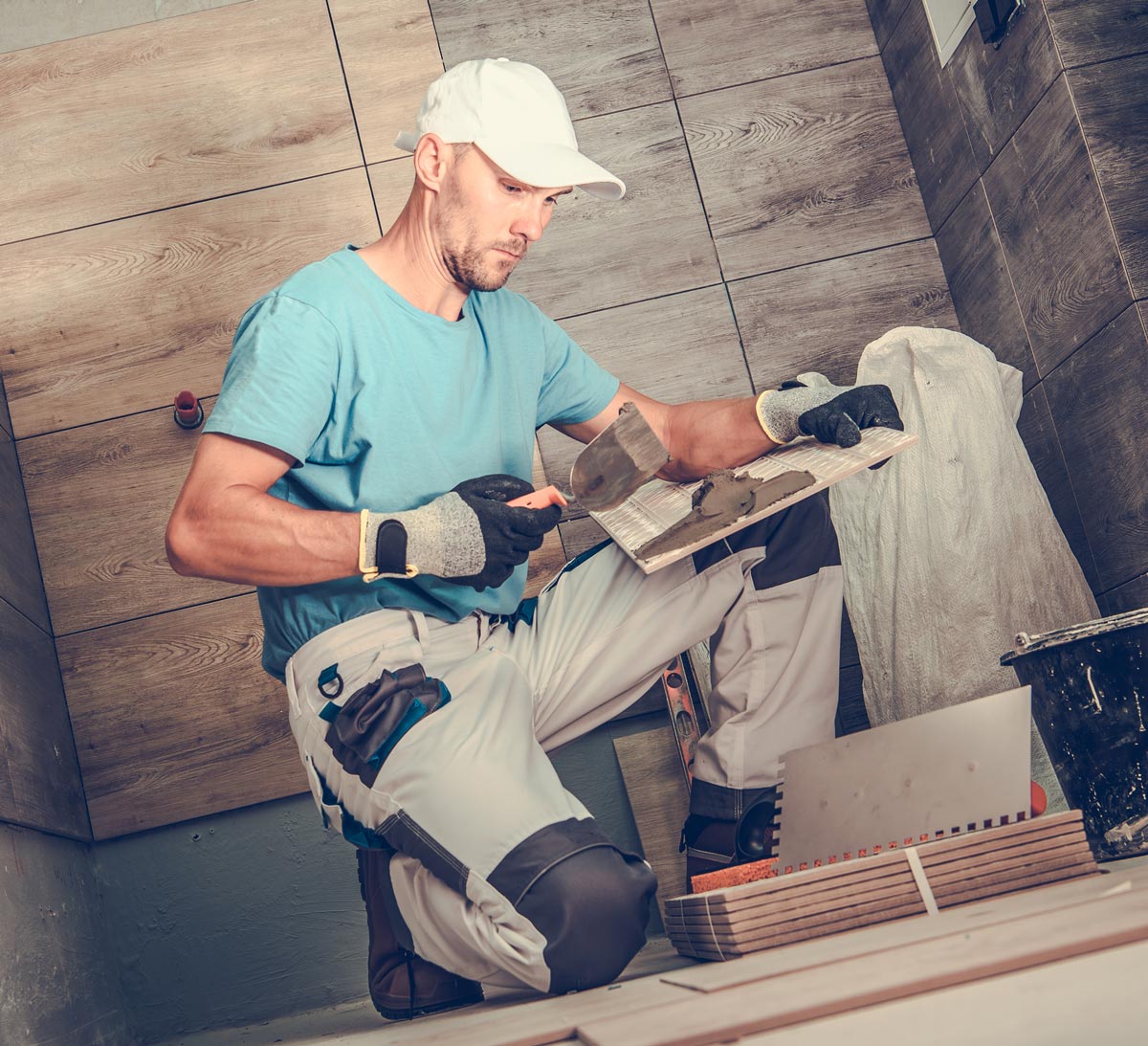 Bathroom and tile installation